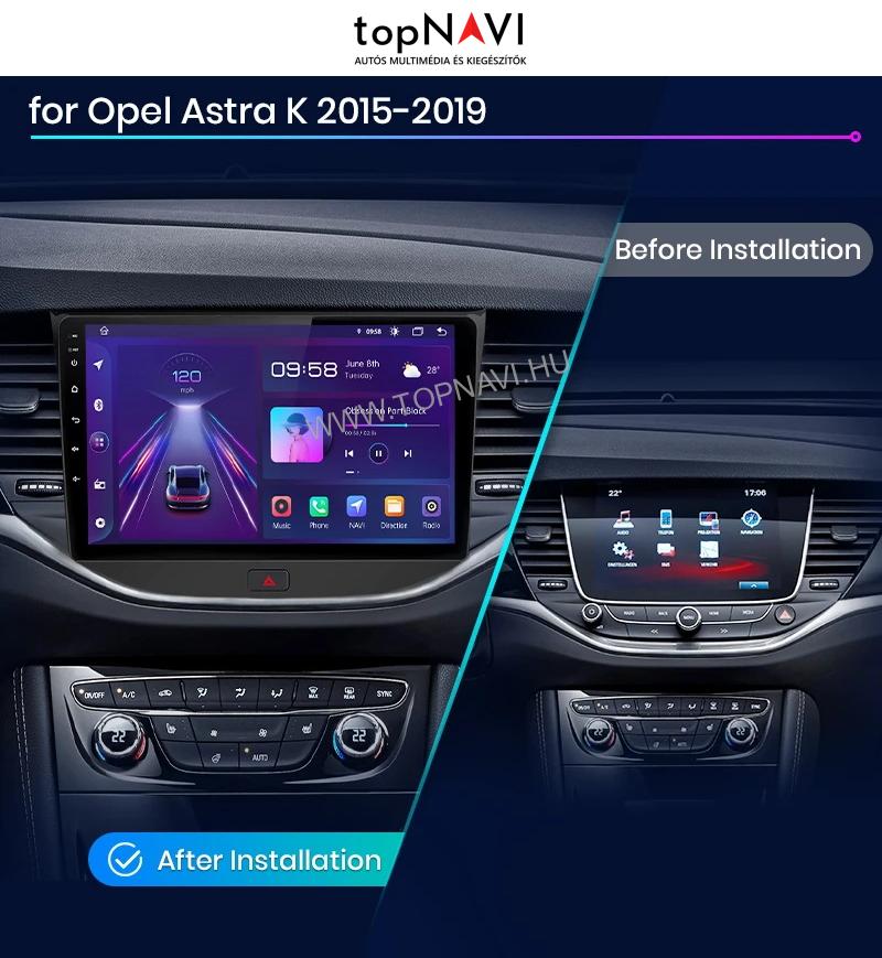 Opel Astra K Android Multimédia fejegység