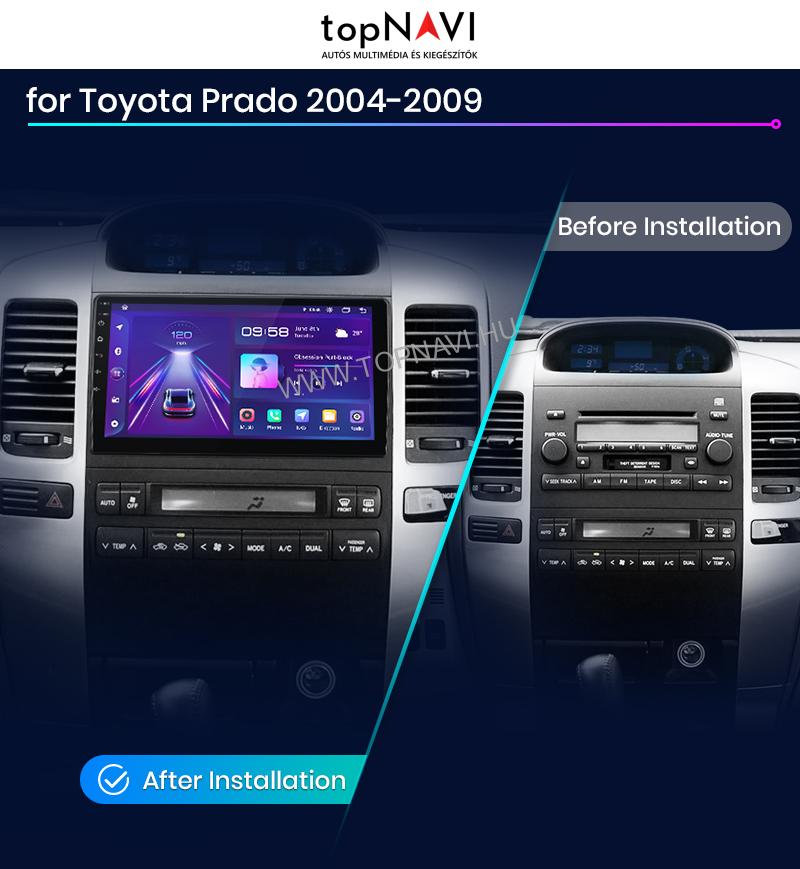Toyota Land Cruiser Android Multimédia fejegység