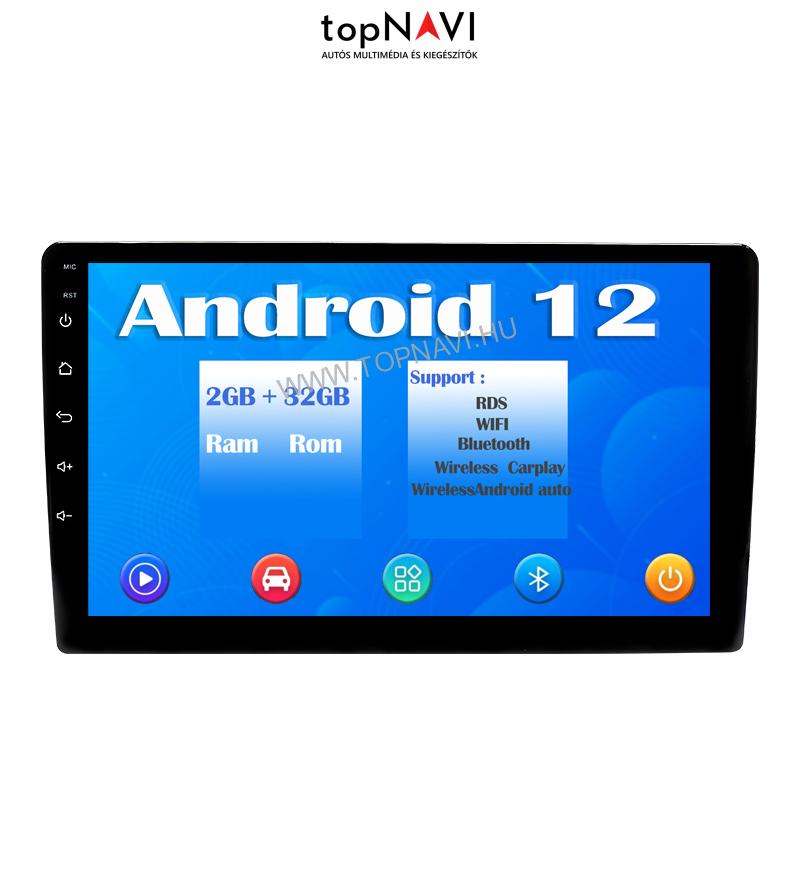 9 Inch 2 Din Double 12 Universal Audio 32G Android Multimédia fejegység