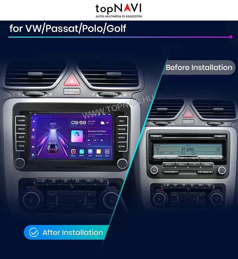 Volkswagen Passat B6 B7 Volkswagen Android Multimédia fejegység