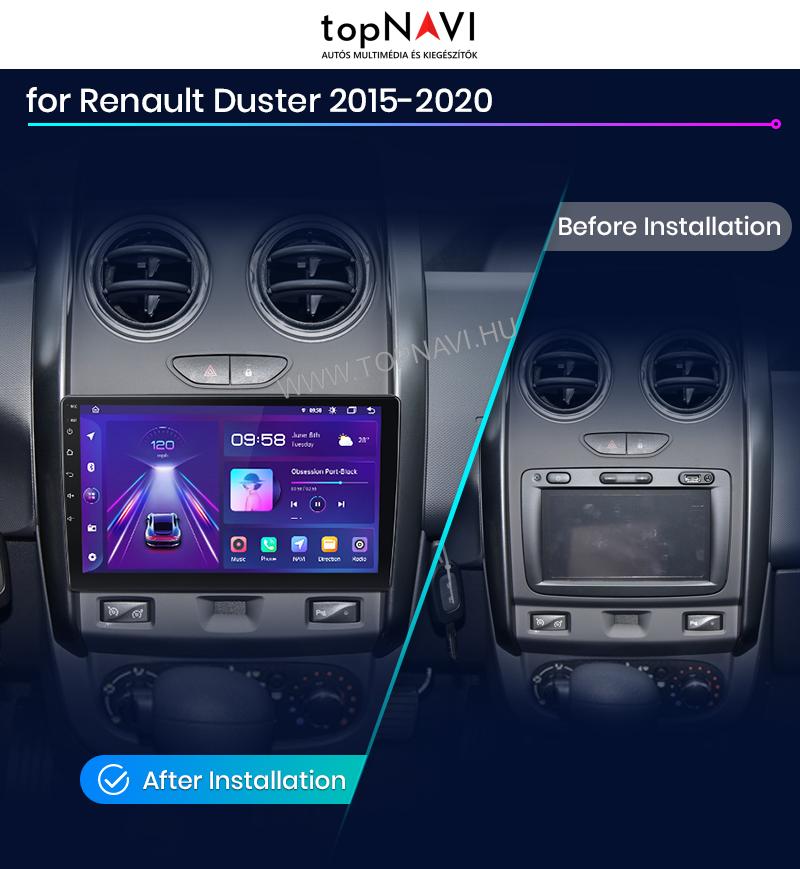 Dacia Duster 2015-2020 Android Multimédia fejegység