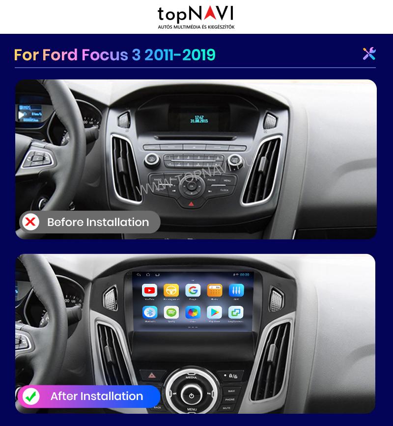 Ford Focus 3 Android Multimédia fejegység