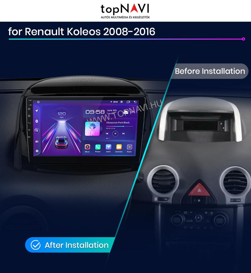 Renault Koleos Android Multimédia fejegység