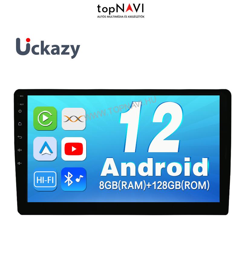 128G 2K QLED 2 Din Double 12 With Universal Android Multimédia fejegység