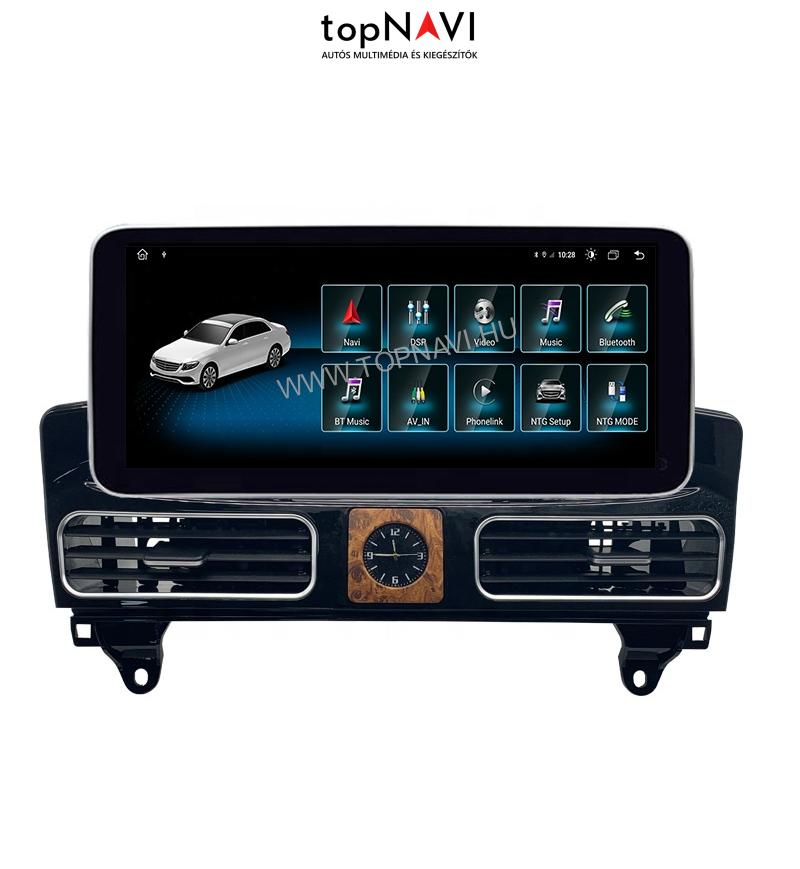 Qualcomm 12 Mercede Benz ML GL CLA CLS 2012-2015 Android Multimédia fejegység