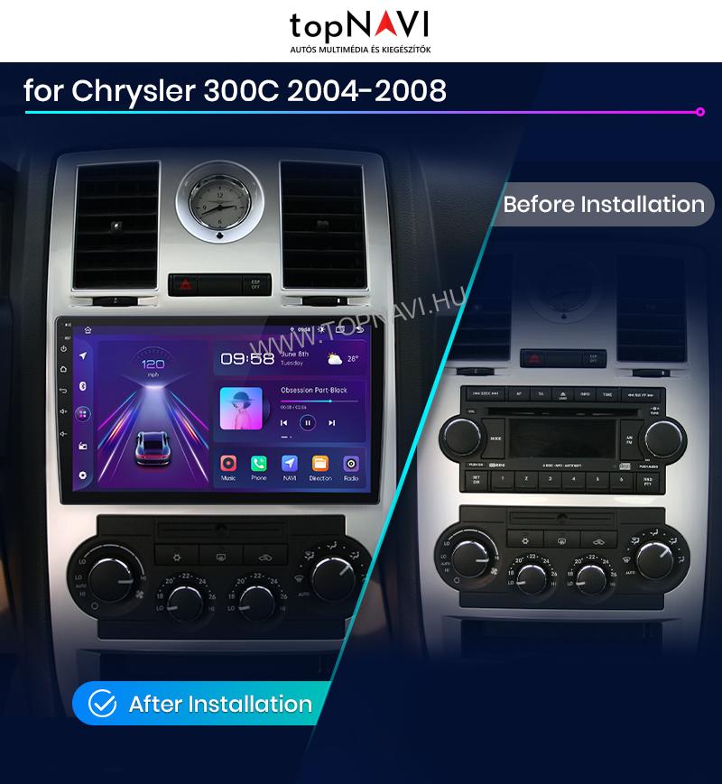 Chrysler 300C 2003-2010 Android Multimédia fejegység