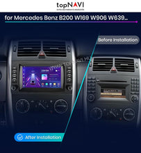Kép betöltése a Galérianézegetőbe, Mercedes Benz B200 Class Sprinter W906 Viano Vito W639 Android Multimédia fejegység