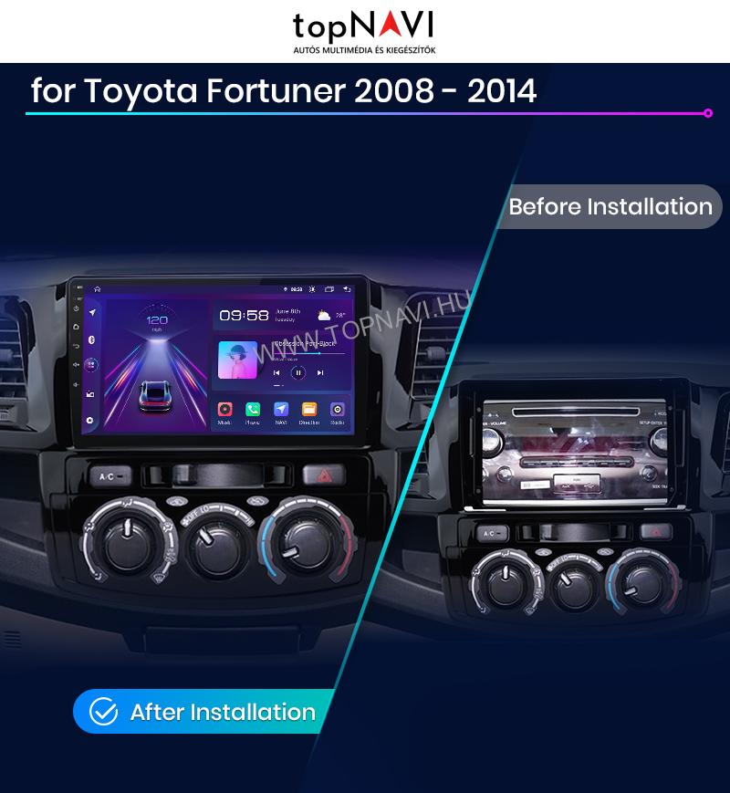 Toyota Hilux Android Multimédia fejegység