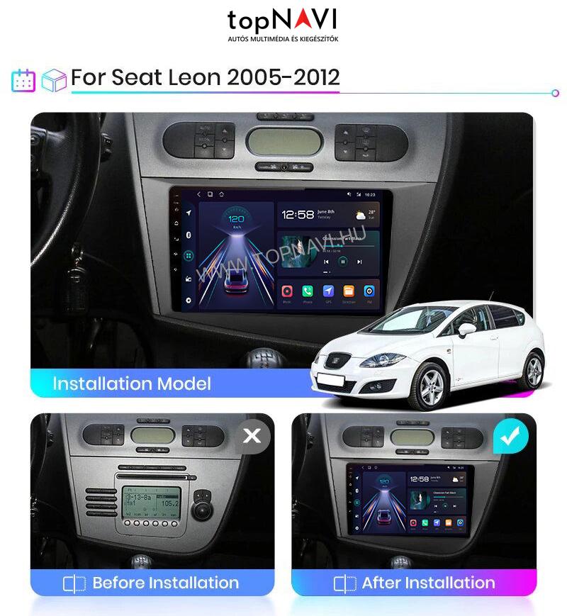 Seat Leon 2 Android Multimédia fejegység