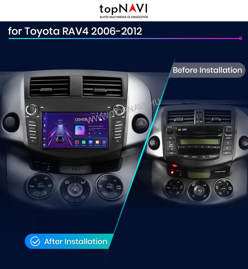 Toyota Rav-4 Android Multimédia fejegység