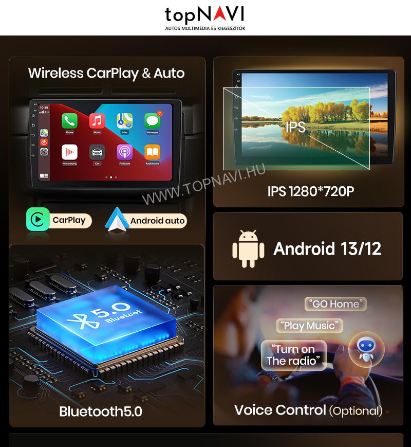 SKODA Octavia A7 Android Multimédia fejegység