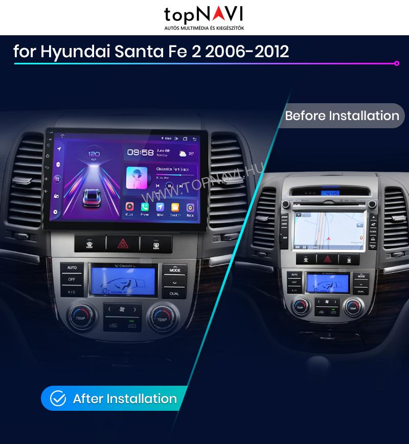 Hyundai Santa Fe Android Multimédia fejegység