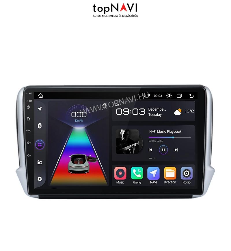 Peugeot 208 Android Multimédia fejegység