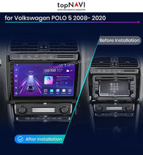 Load image into Gallery viewer, Volkswagen Polo 5 2009 - 2017 9&quot; Android Multimédia fejegység - topNAVI